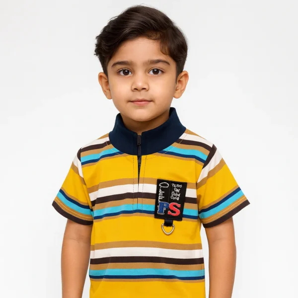 Quarter-Zip Polo T-Shirt