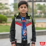 Stylish Grey and Black Hoodie for Boys with Logo Design