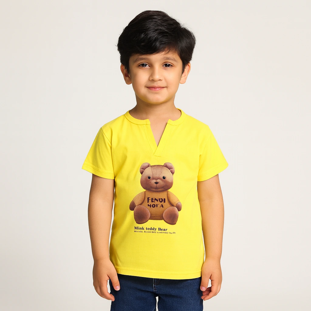 T-Shirt with Teddy Bear