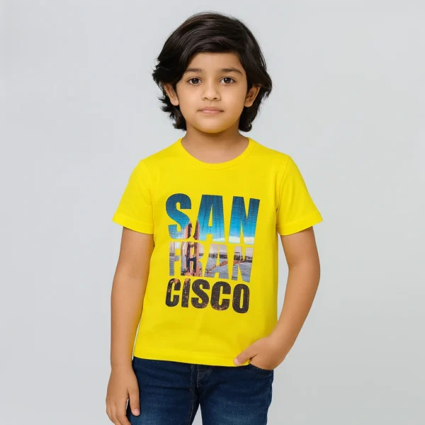Yellow San Francisco Graphic T-Shirt