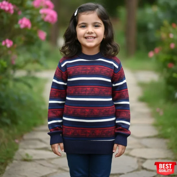 Striped Sweater for Girls