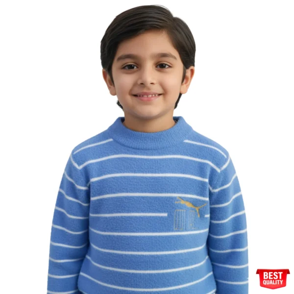 Trendy Striped Knit Sweater for Kids – Soft & Comfortable Pullover