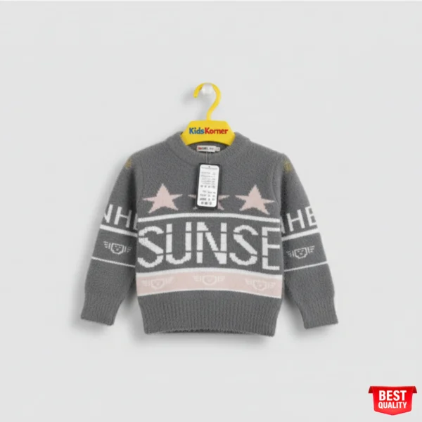 Grey Kids Sweater